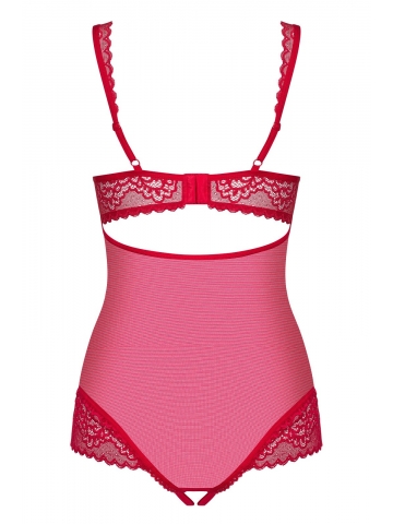 Dámské body Obsessive Rougebelle teddy