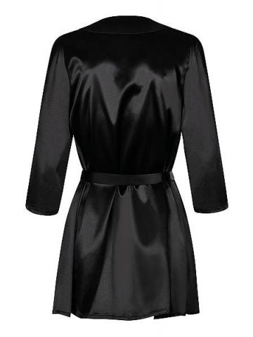 Župan Obsessive Obsessive Satinia robe black